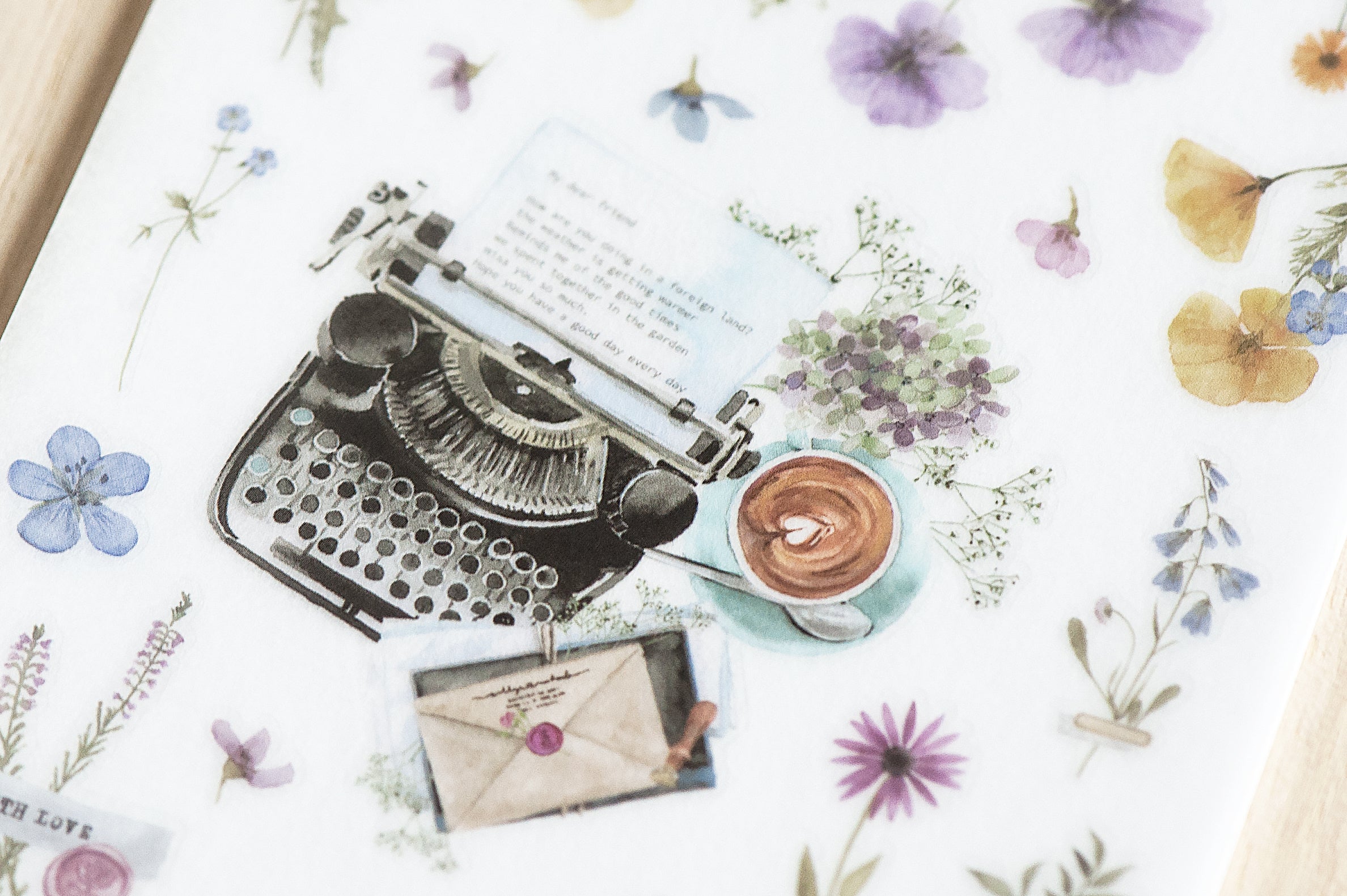 MU Lifestyle - Print-On Stickers / 214 - Typewriter