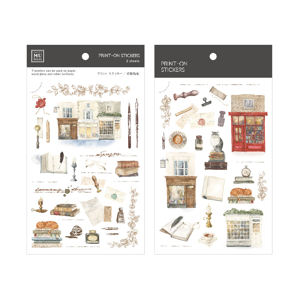 MU Lifestyle - Print-On Stickers / 260 - Bookstore
