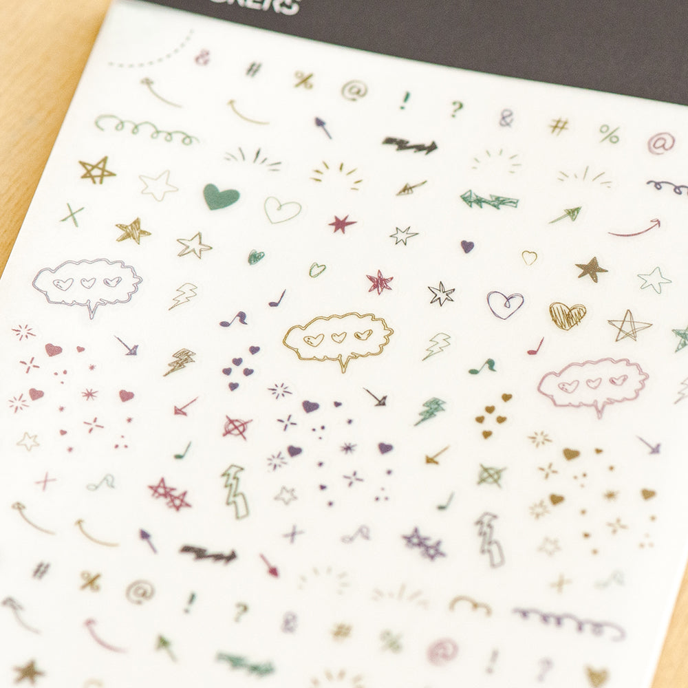 MU Lifestyle - Print-On Stickers / 276 - Small Decorations