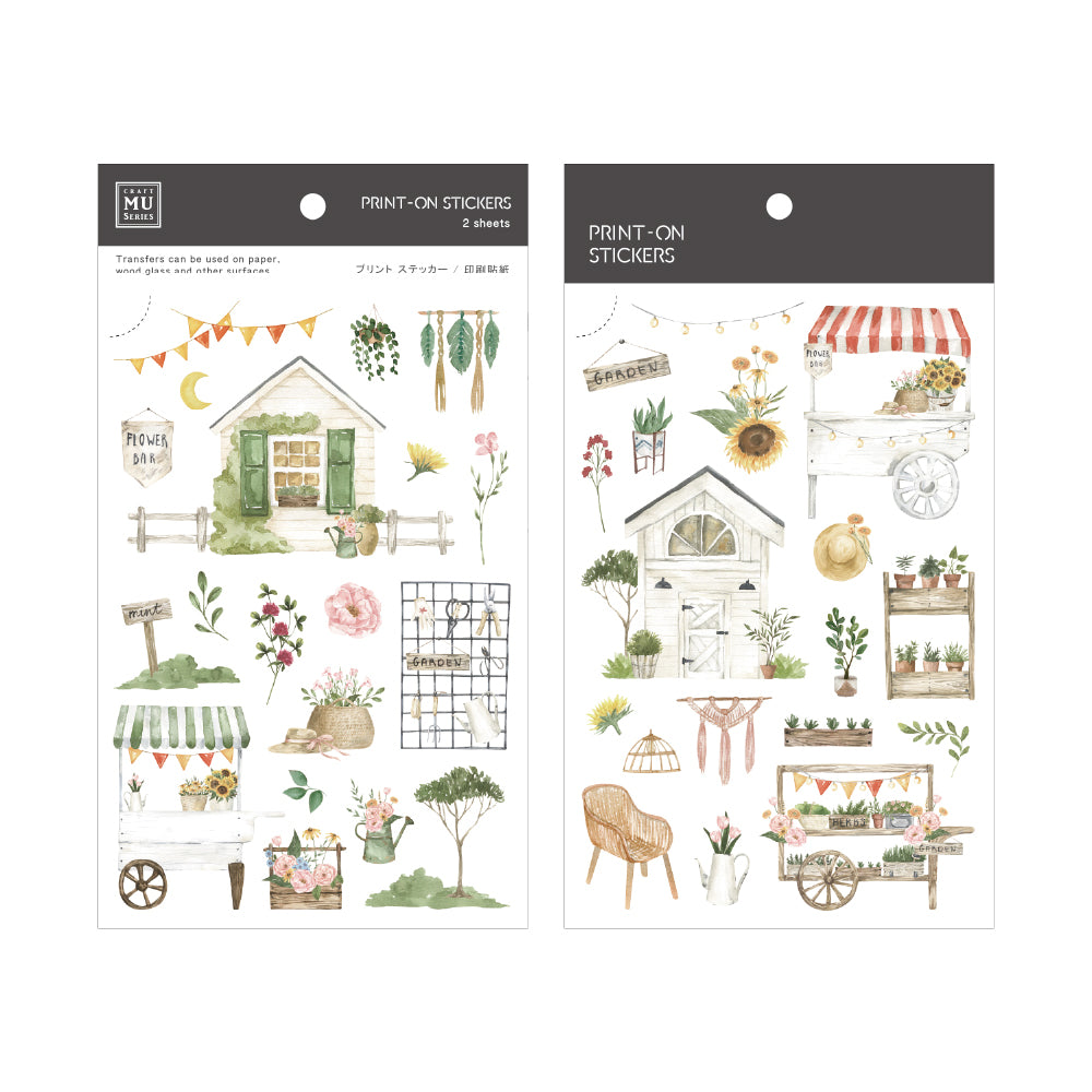 MU Lifestyle - Print-On Stickers / 278 - Garden