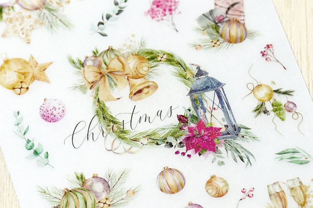 MU Lifestyle - Print-On Stickers Xmas / 20 - Christmas Decorations