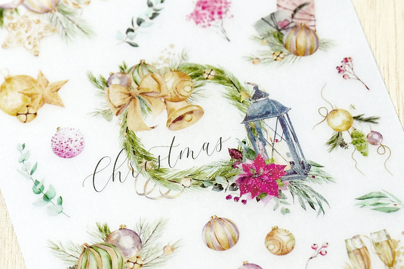 MU Lifestyle - Print-On Stickers Xmas / 20 - Christmas Decorations