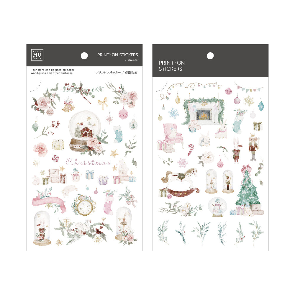 MU Lifestyle - Print-On Stickers Xmas / 25 - Lovely Christmas