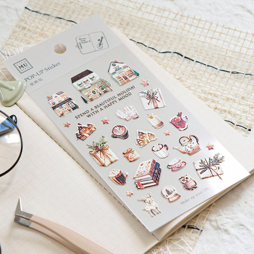 MU Lifestyle - Pop-Up Stickers / 011 - Happy Mood
