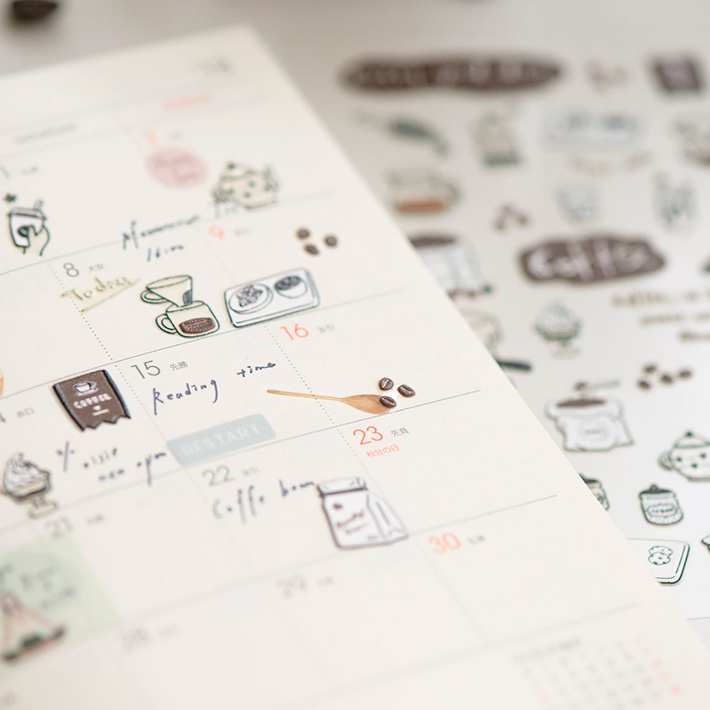 MU Lifestyle - Pop-Up Stickers / 013 - Coffee Time