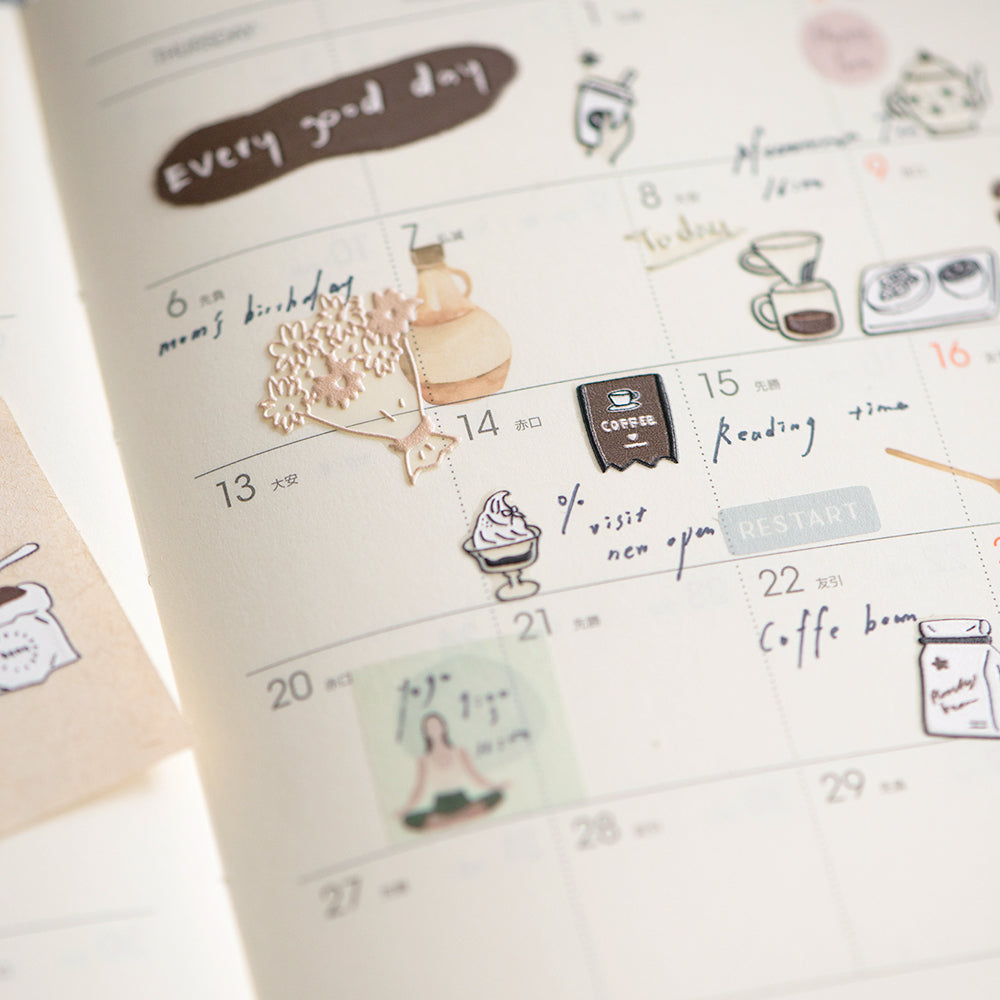 MU Lifestyle - Pop-Up Stickers / 013 - Coffee Time