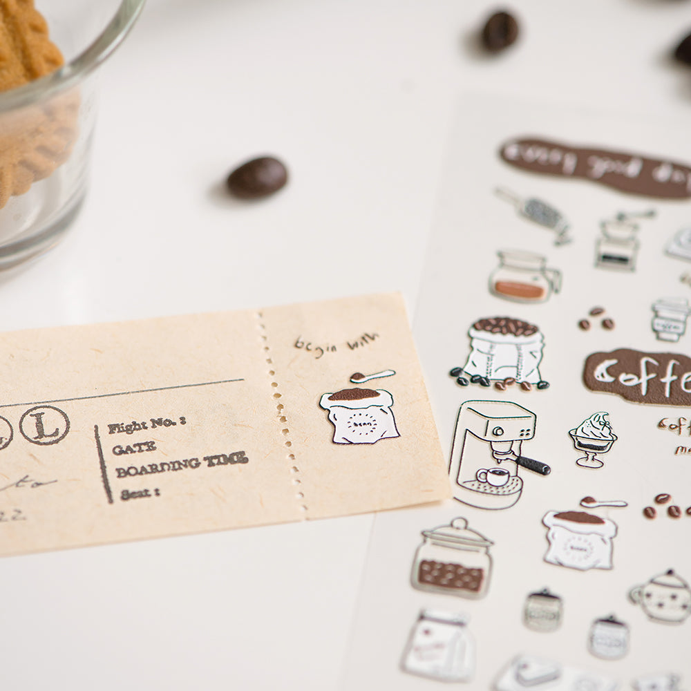 MU Lifestyle - Pop-Up Stickers / 013 - Coffee Time