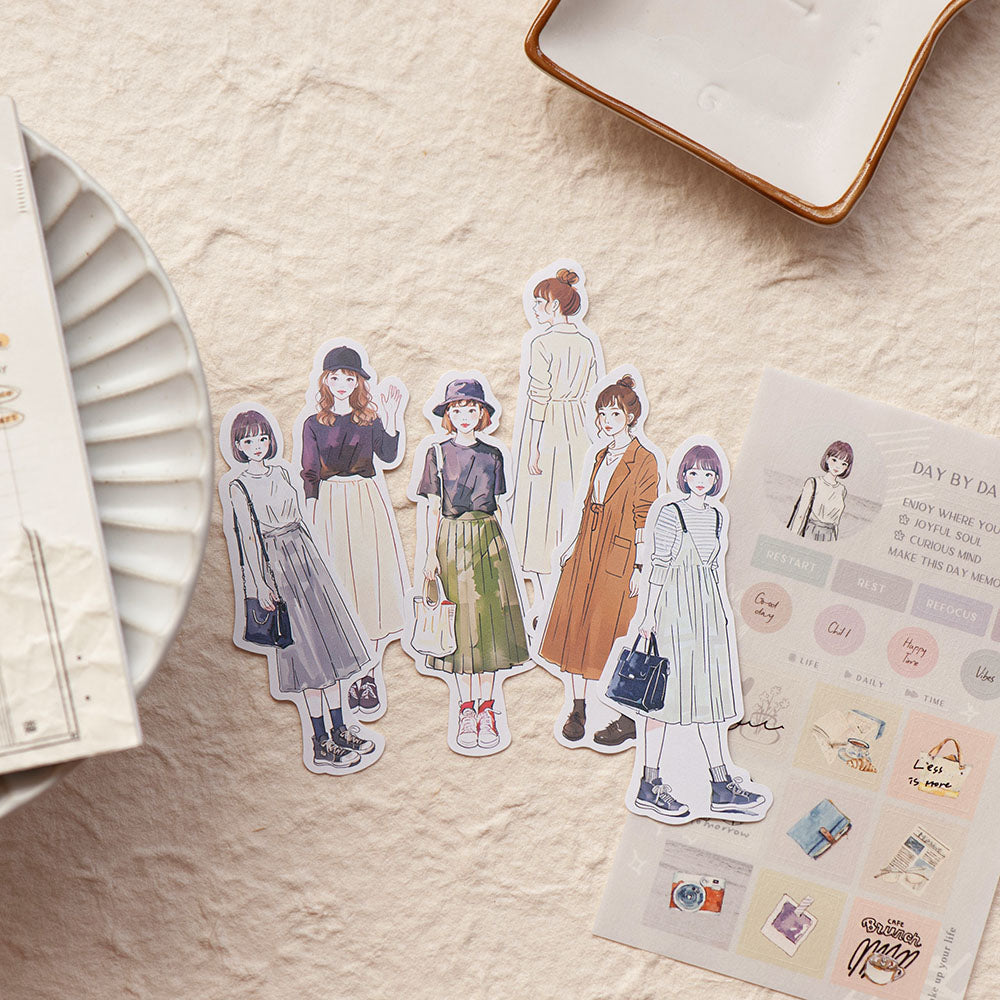 MU Lifestyle - Style Girl Stickers / 002 - Day By Day