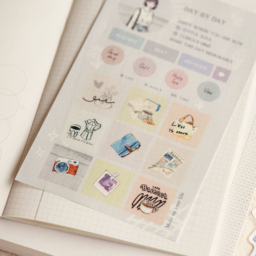 MU Lifestyle - Style Girl Stickers / 002 - Day By Day
