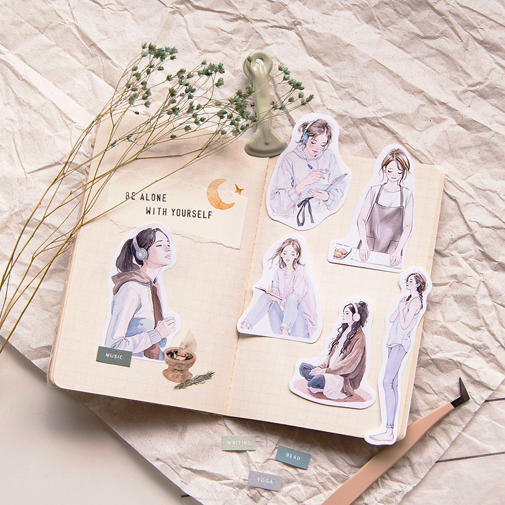 MU Lifestyle - Style Girl Stickers / 004 - Be Alone With Yourself