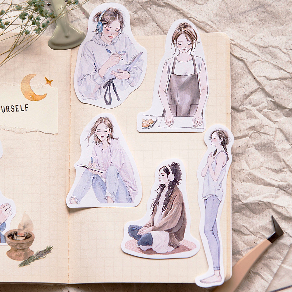 MU Lifestyle - Style Girl Stickers / 004 - Be Alone With Yourself