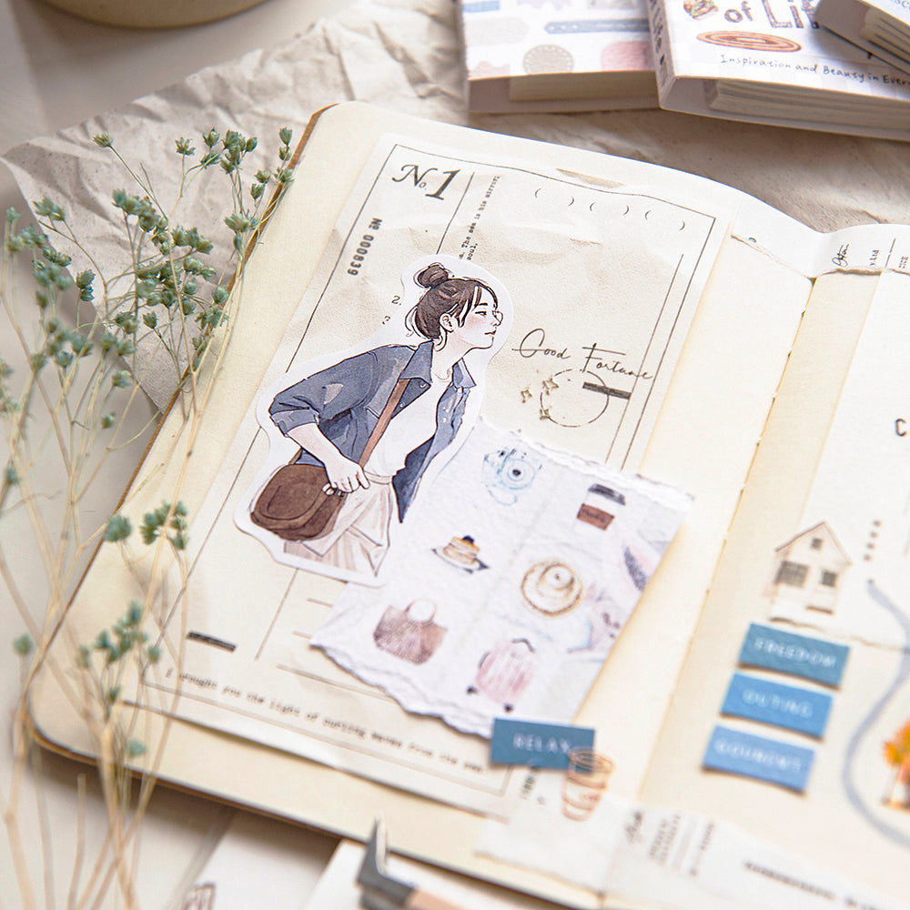 MU Lifestyle - Style Girl Stickers / 005 - Casual Little Trip