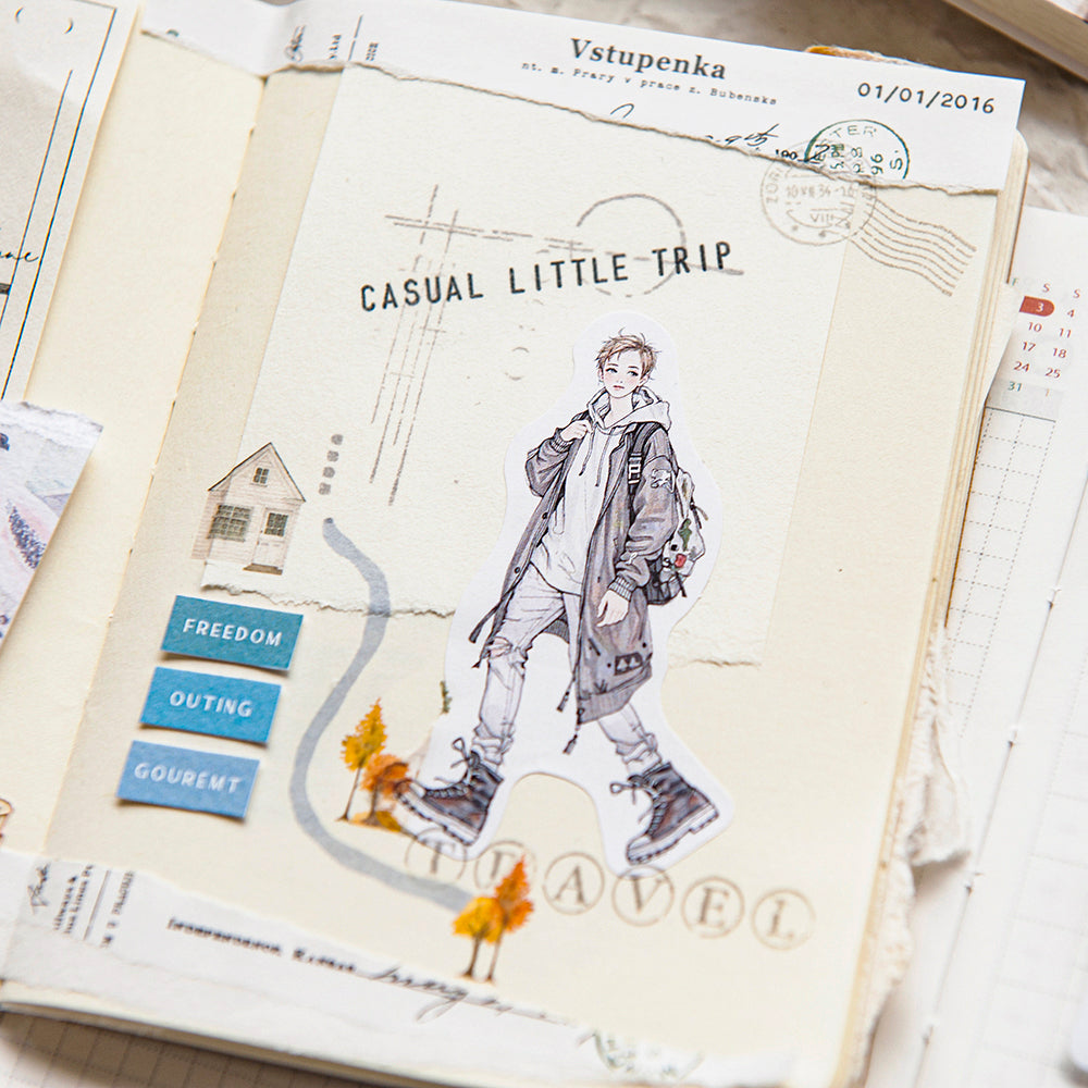MU Lifestyle - Style Girl Stickers / 005 - Casual Little Trip