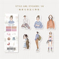 MU Lifestyle - Style Girl Stickers / 006 - Street Style