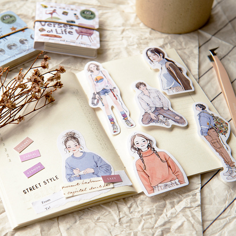 MU Lifestyle - Style Girl Stickers / 006 - Street Style
