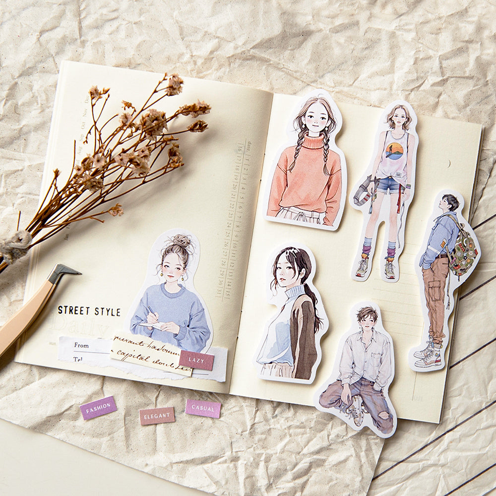 MU Lifestyle - Style Girl Stickers / 006 - Street Style