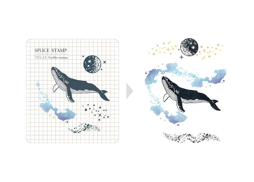 MU Lifestyle - Splice Stamp / 1013 - Whale