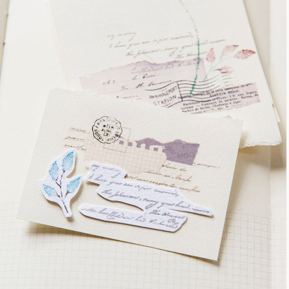 MU Lifestyle - Splice Stamp / 1023 - Flower And Leaf