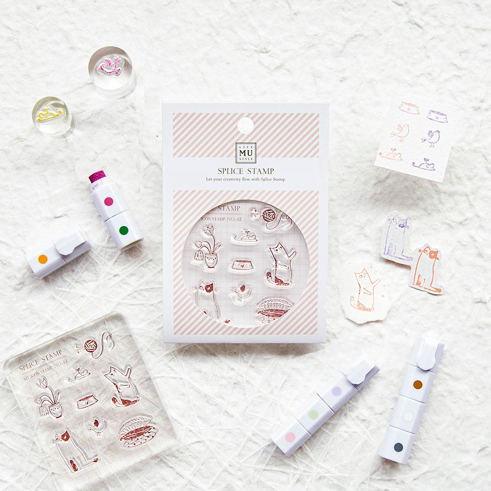 MU Lifestyle - Icon Stamp / 2042 - Cute Cat