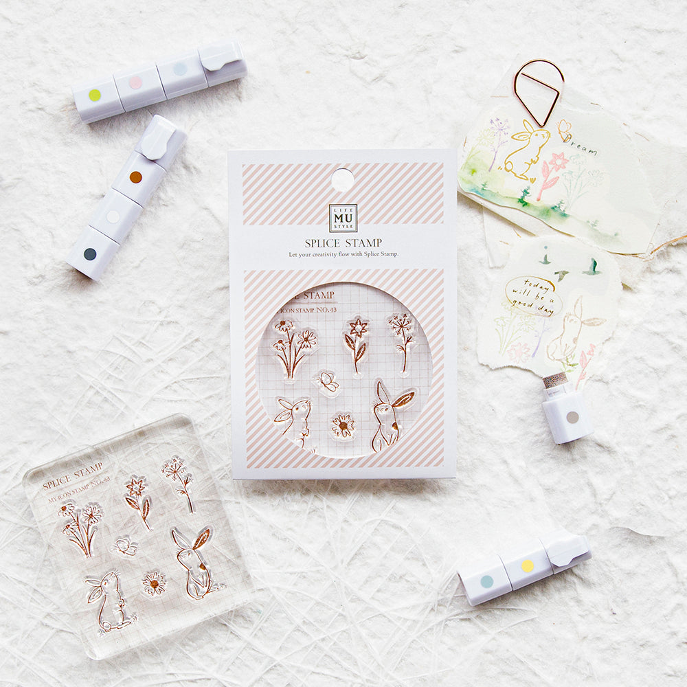 MU Lifestyle - Icon Stamp / 2043 - Cute Rabbit
