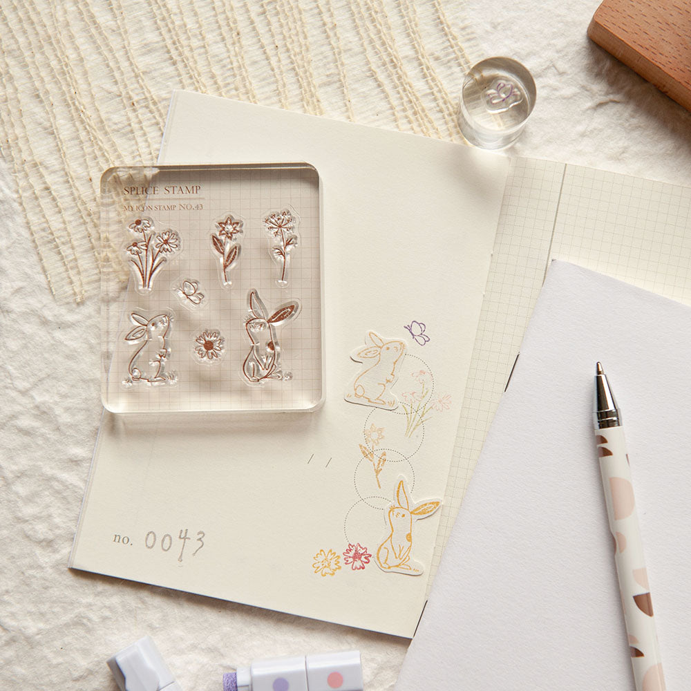 MU Lifestyle - Icon Stamp / 2043 - Cute Rabbit