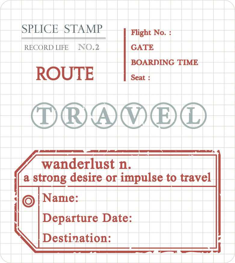 MU Lifestyle - Record Stamp / 3002 - Travel Information