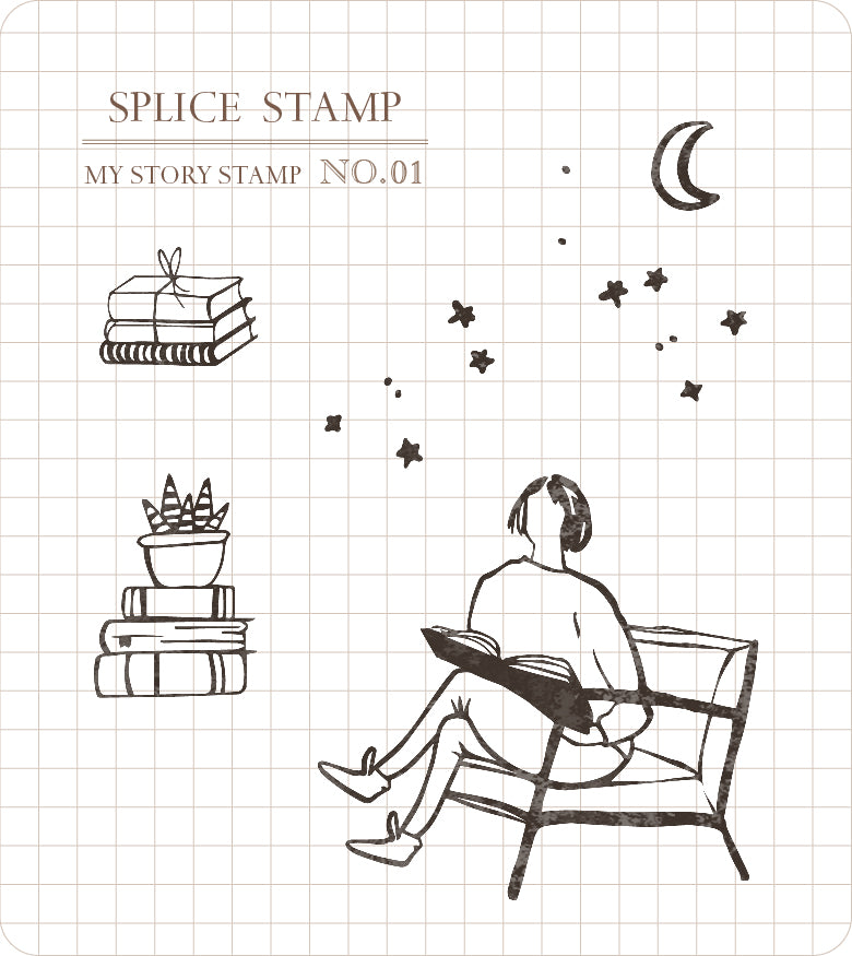 MU Lifestyle - My Story Stamp / 4001 - Night