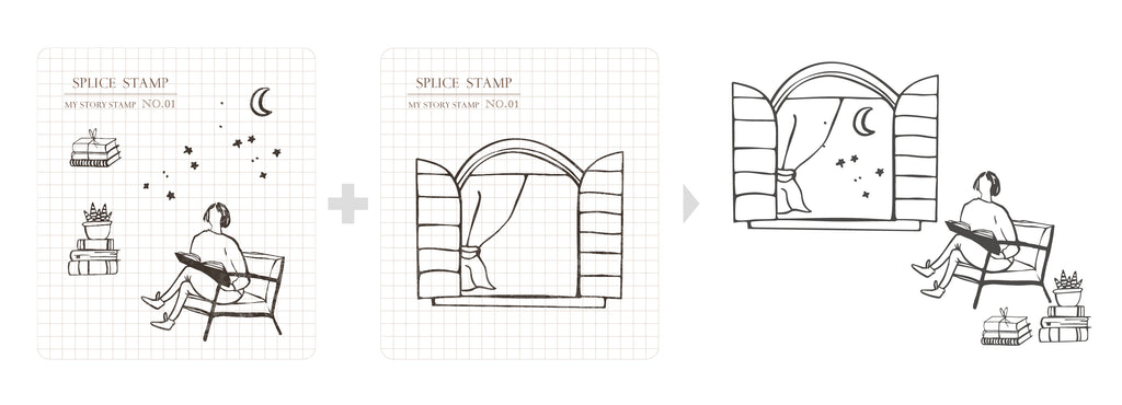 MU Lifestyle - My Story Stamp / 4001 - Night