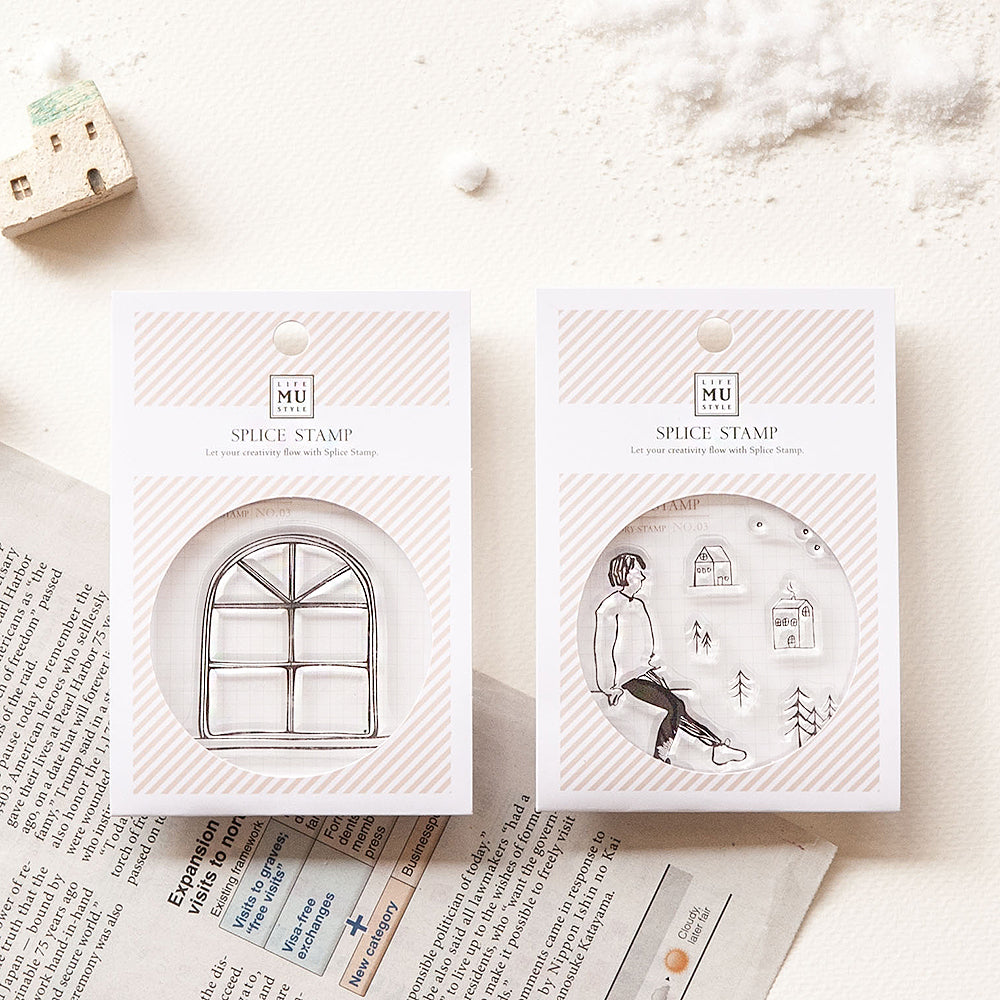 MU Lifestyle - My Story Stamp / 4003 - Houses and Window