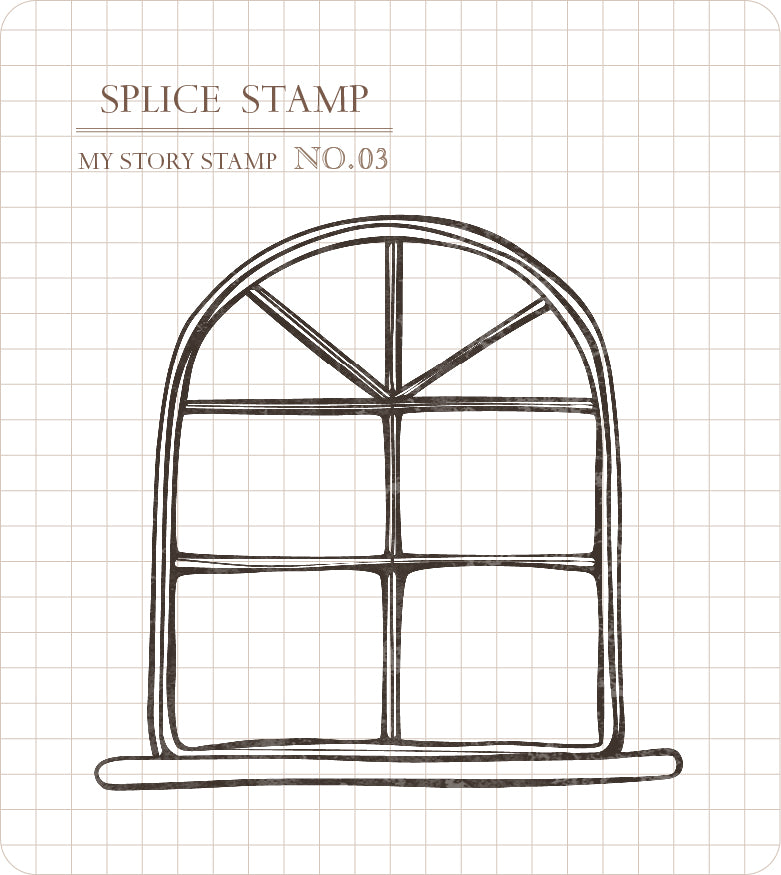 MU Lifestyle - My Story Stamp / 4003 - Houses and Window