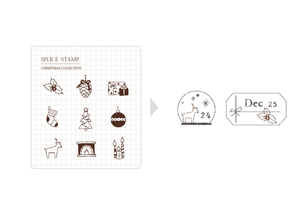 MU Lifestyle - Icon Stamp Xmas / 1001 - Christmas Decorations