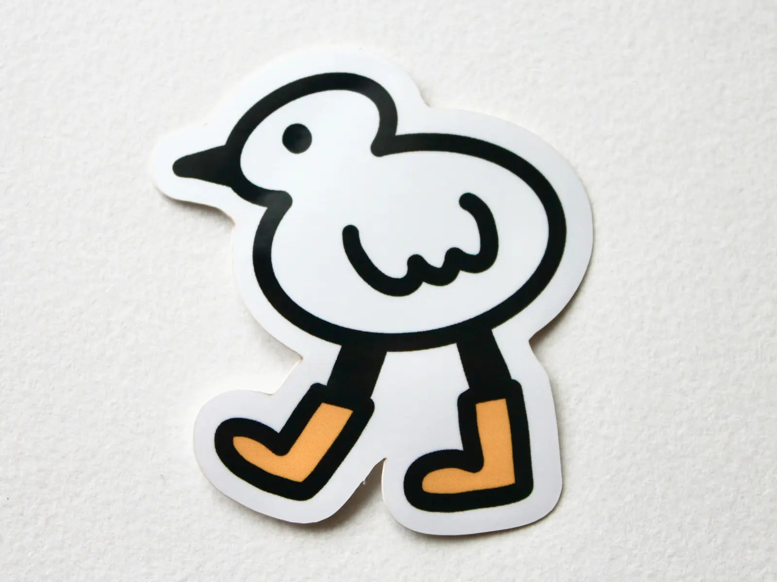 Bird with Boots Sticker