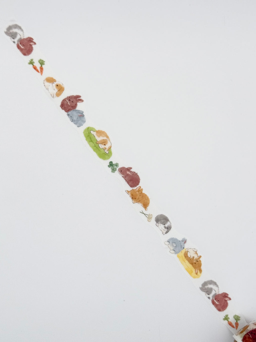 Mind Wave Die-Cut Washi Masking Tape - Naptime Family - Rabbits