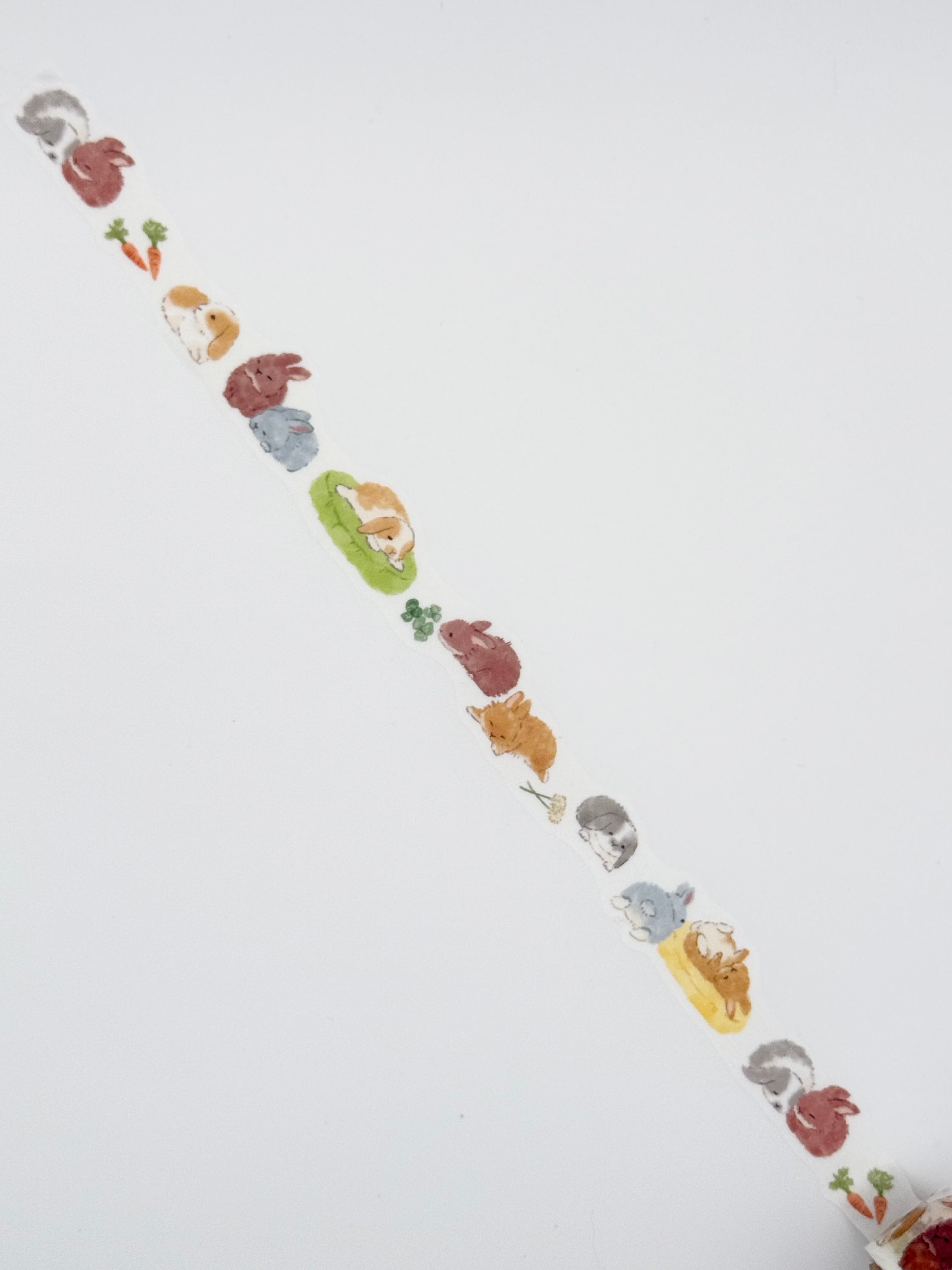Mind Wave Die-Cut Washi Masking Tape - Naptime Family - Rabbits