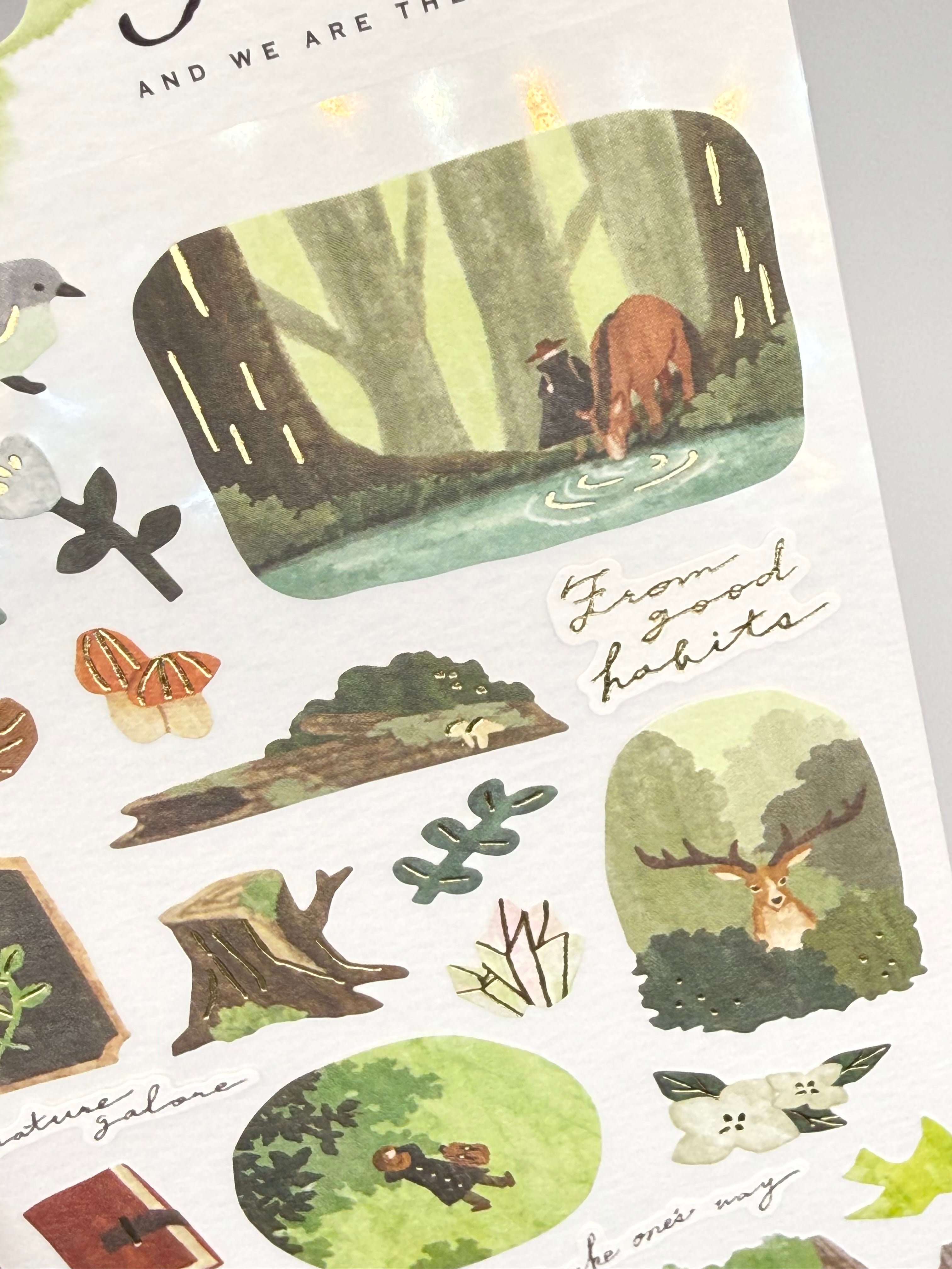 MindWave Tabi Series Sticker Sheet - Forest Country