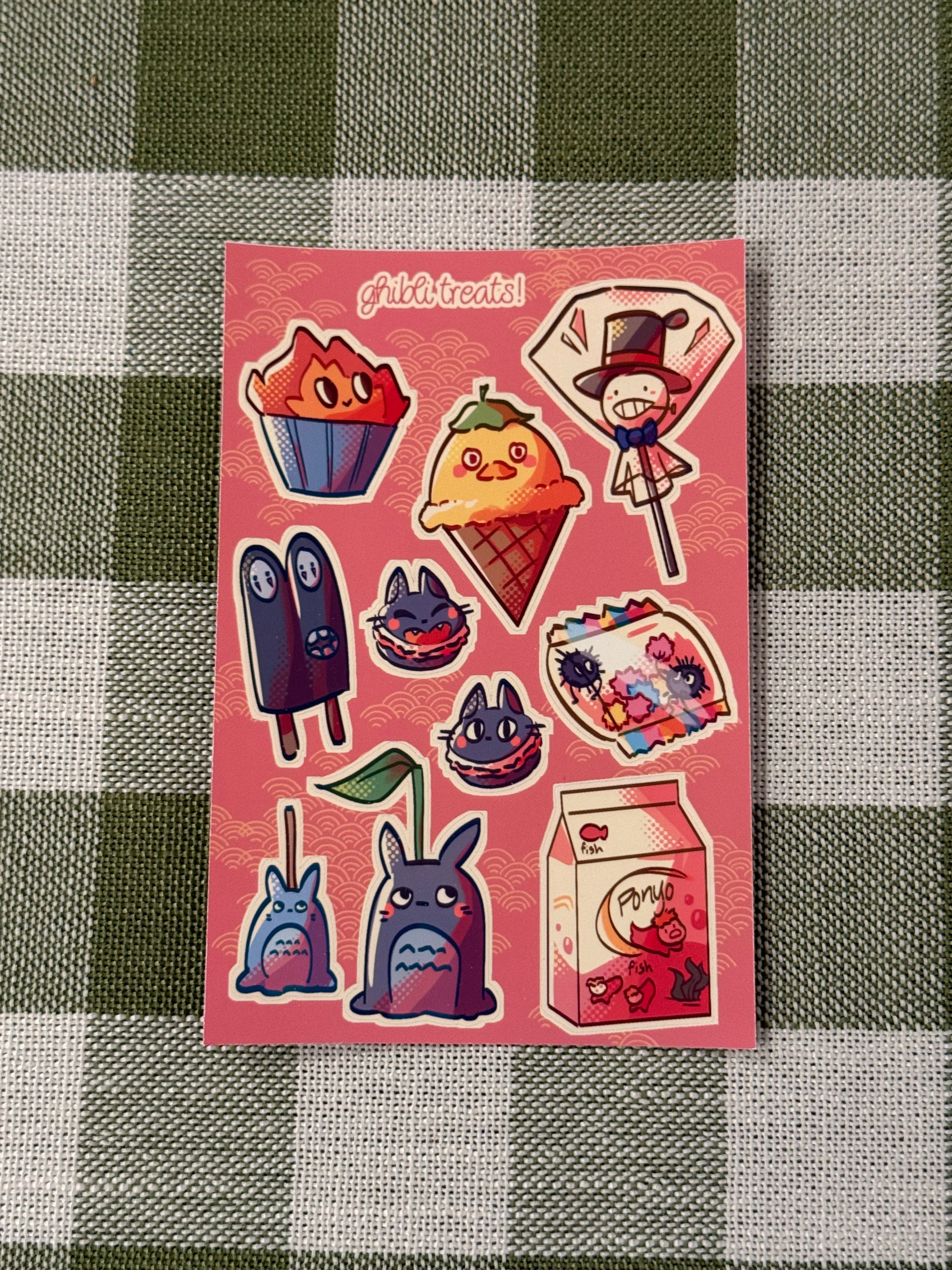 Ghibli Treats Sticker Sheet
