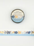 mula x RYURYU Clear Tape - Kitties Blue