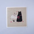 Black & White Cat Print
