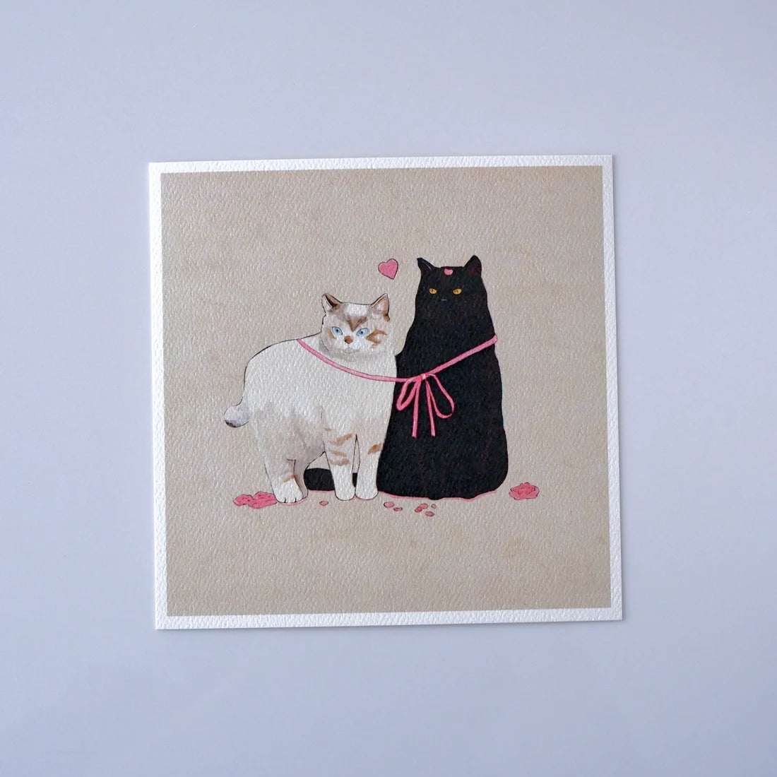 Black & White Cat Print