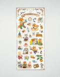 MindWave Kitera Sticker Sheet - Merry Friends Series - Kitsune no Omotenashi