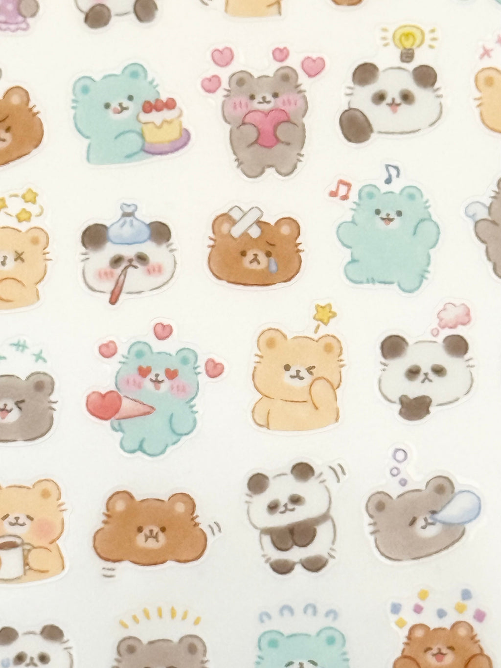 MindWave Mood Icon Sticker Sheet - Bears