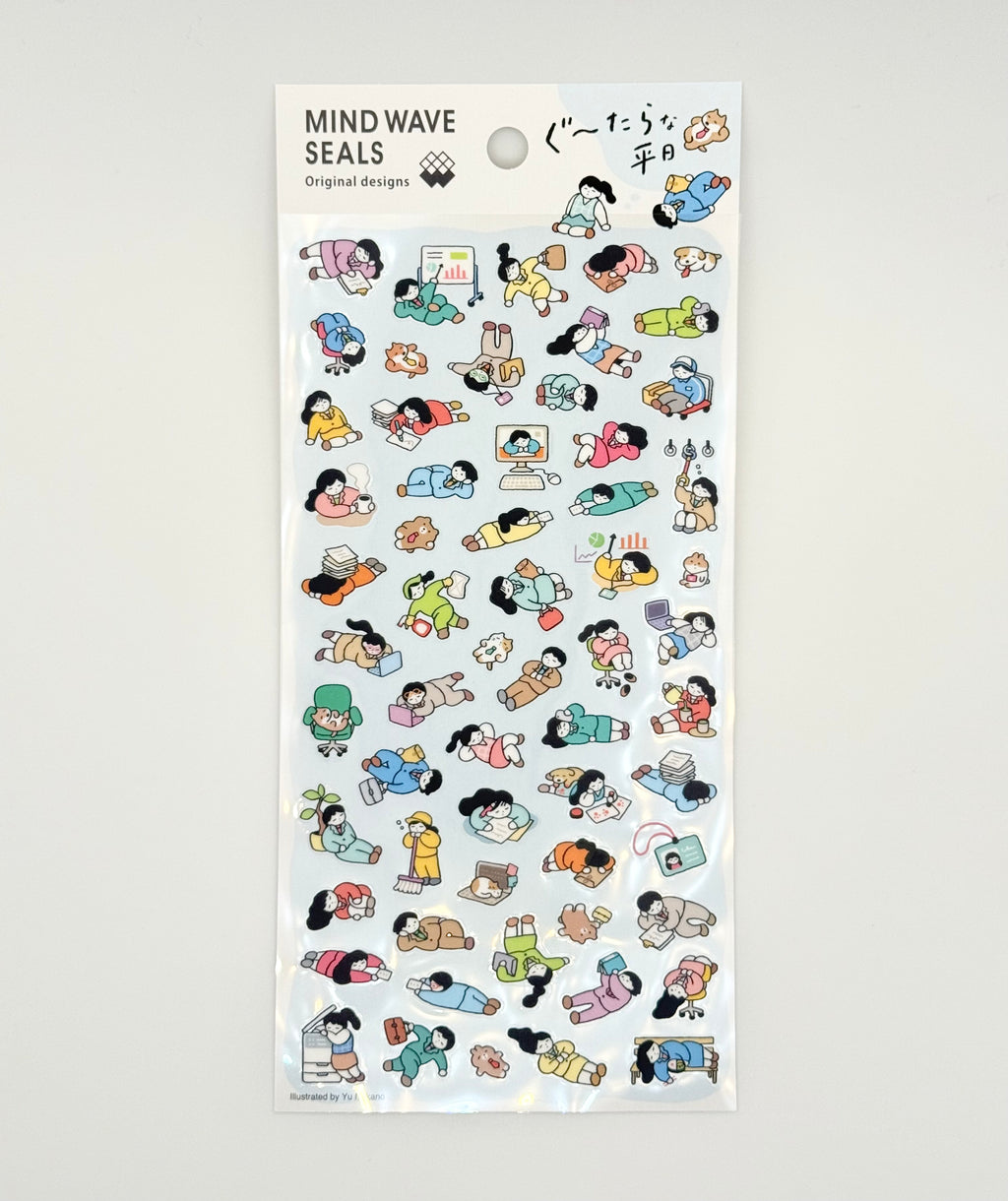 MindWave Sticker Sheet - Seals Original Designs - Weekday