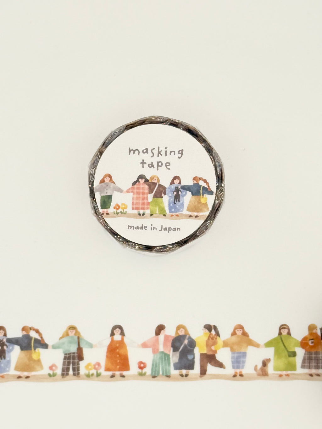 Mind Wave Die-cut Washi Masking Tape - Girl OOTD