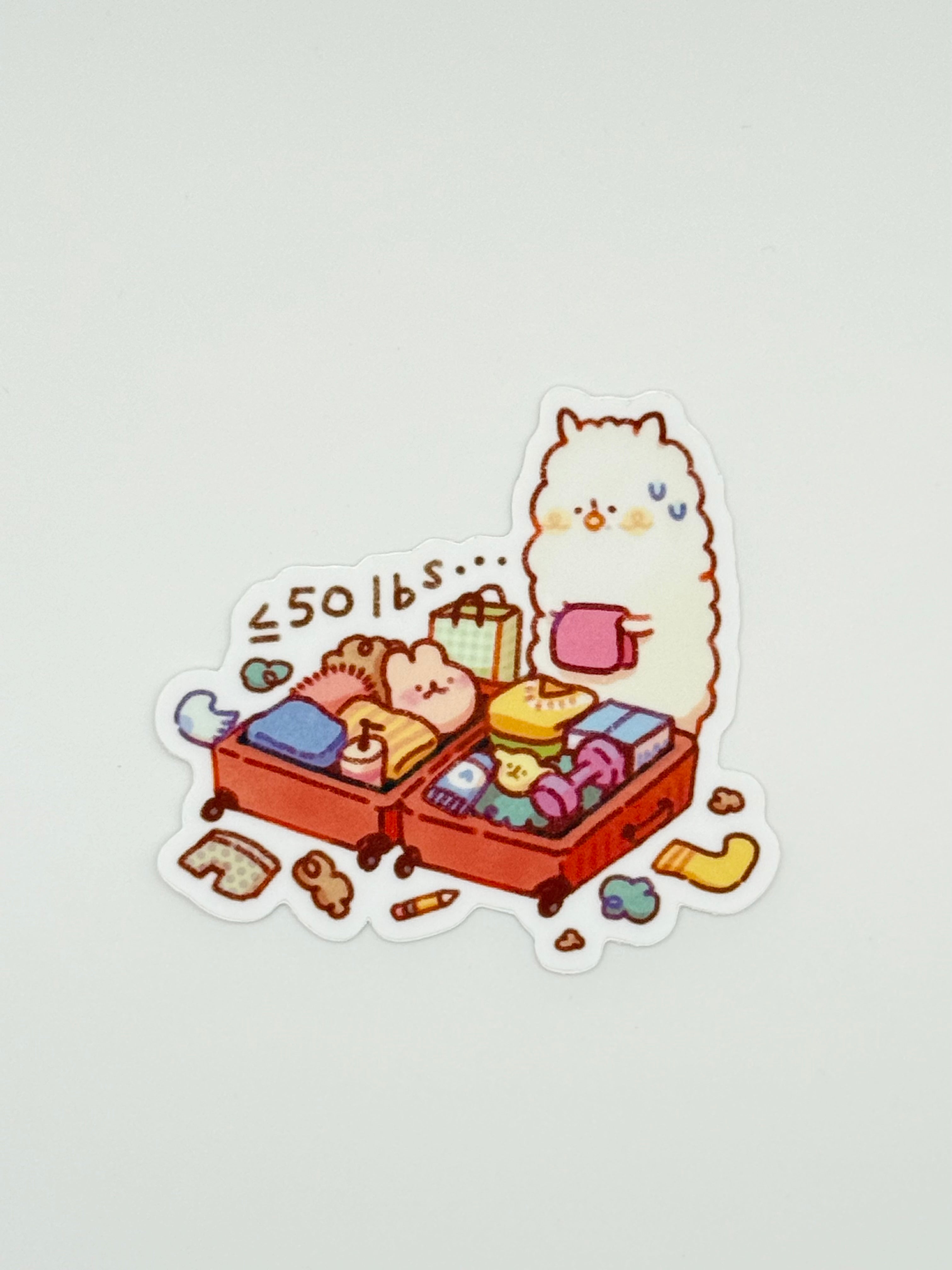 Packing <50lbs… Sticker