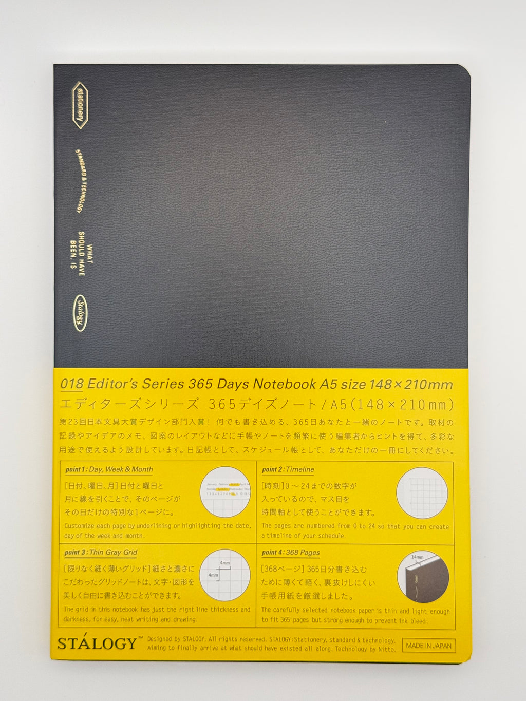 Stalogy 365 Day Notebook - A5