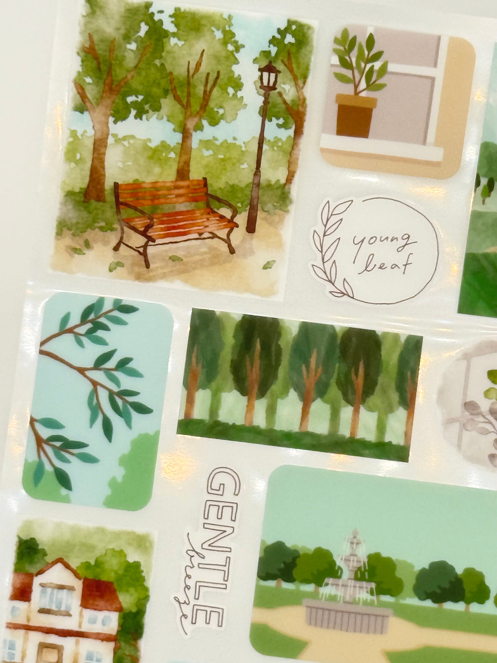La Vista Sticker Sheet - Greenery
