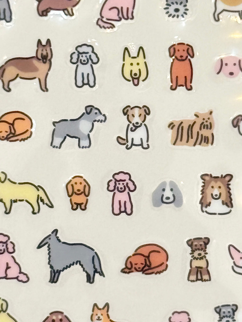 Tiny Tiny Sticker Sheet - Inu