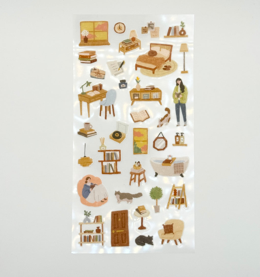 My Home Sticker Sheet - Reading Time