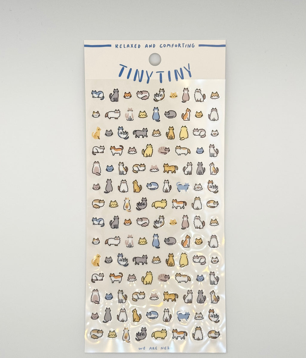 Tiny Tiny Sticker Sheet - Neko