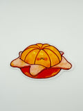 Tangerine Flower Sticker
